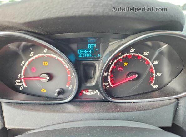 3FADP4GX5KM132264 2019 FORD FIESTA Gray Instrument cluster view
