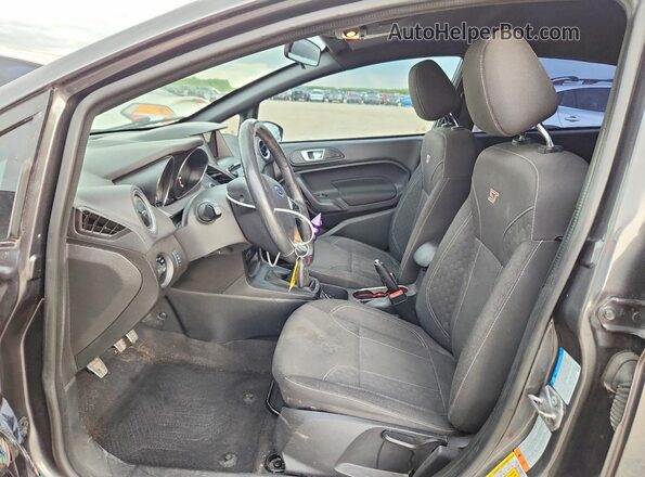3FADP4GX5KM132264 2019 FORD FIESTA Gray Front interior view