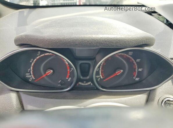 3FADP4GX6GM167614 2016 FORD FIESTA Black ხელსაწყოთა პანელის ხედი