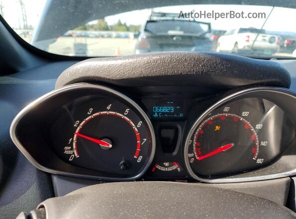 3FADP4GX7JM139540 2018 FORD FIESTA Black Widok zestawu wskaźników
