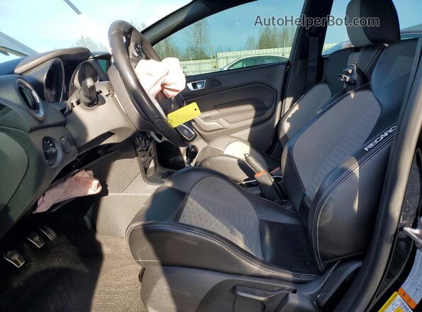 3FADP4GX7JM139540 2018 FORD FIESTA Black Widok wnętrza z przodu