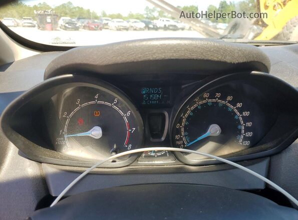 3FADP4TJ4HM163676 2017 FORD FIESTA Silver Instrument cluster view