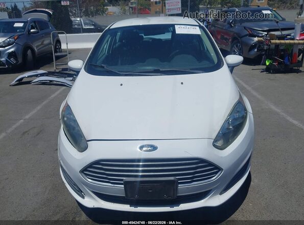 3FADP4TJ9GM171772 2016 FORD FIESTA White ხელსაწყოთა პანელის ხედი