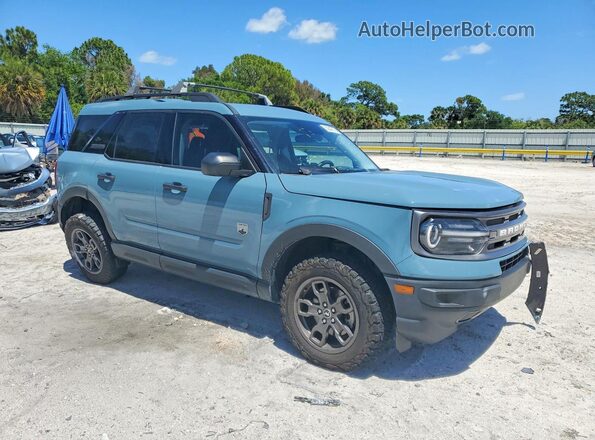 3FMCR9B60PRD60108 2023 FORD BRONCO Blue Delantero derecho