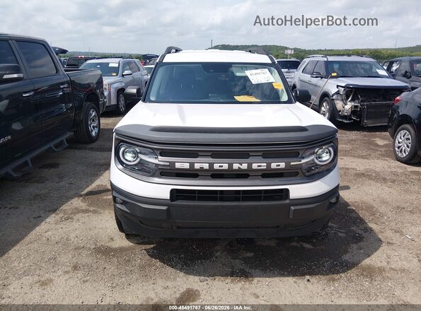 3FMCR9B61NRE04680 2022 FORD BRONCO SPORT White ხელსაწყოთა პანელის ხედი