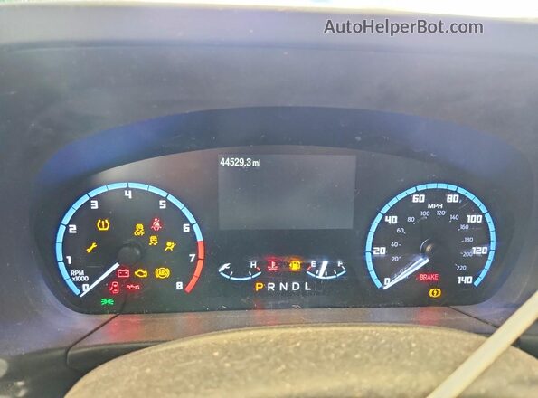 3FMCR9B62MRA76037 2021 FORD BRONCO Blue Вид щитка приладів
