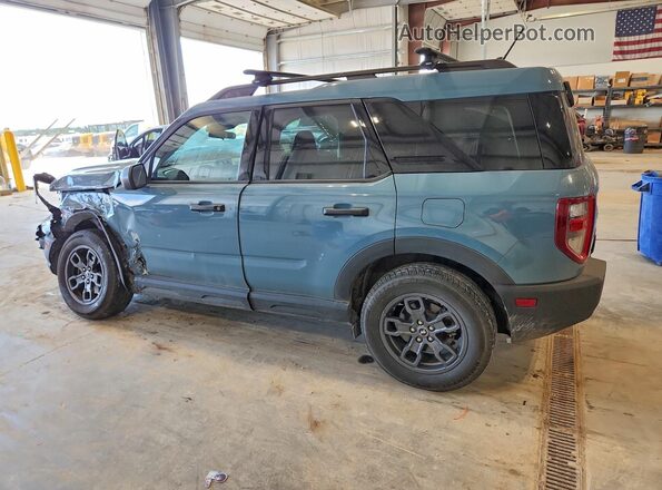 3FMCR9B62MRA76037 2021 FORD BRONCO Blue Задня ліва чверть