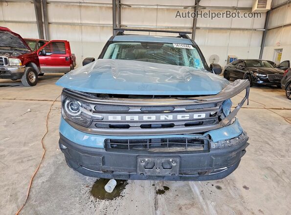 3FMCR9B62MRA76037 2021 FORD BRONCO Blue Вид спереду