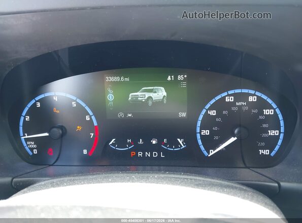 3FMCR9B62PRD34304 2023 FORD BRONCO SPORT Gray Вид задніх сидінь