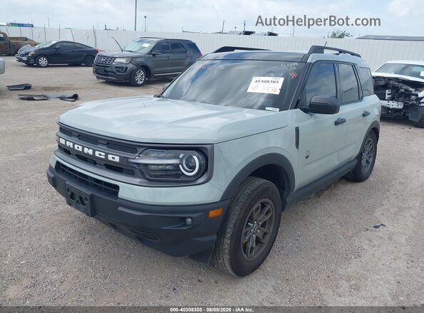 3FMCR9B62PRD48655 2023 FORD BRONCO SPORT Gray Vista tres cuartos delantera izquierda
