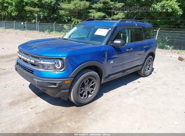 3FMCR9B63RRE17968 2024 FORD BRONCO SPORT Blue Vista tres cuartos delantera izquierda