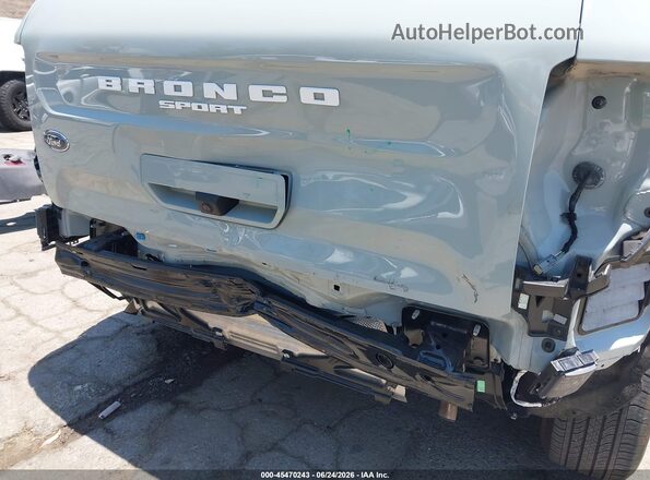 3FMCR9B63RRE94906 2024 FORD BRONCO SPORT Gray Widok z przodu