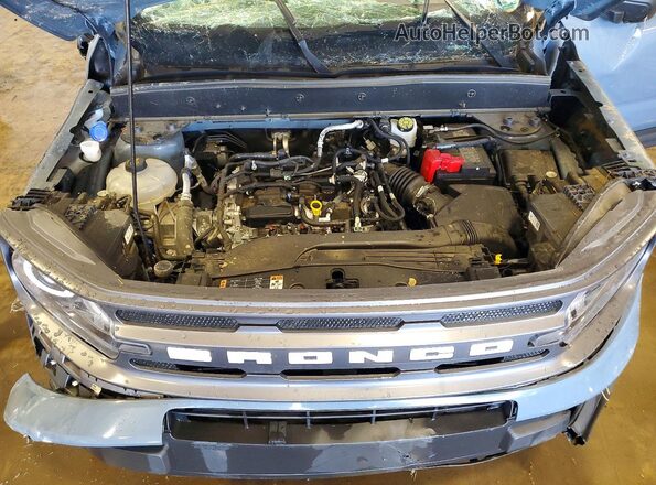 3FMCR9B65RRE80697 2024 FORD BRONCO Blue Vista del compartimento del motor