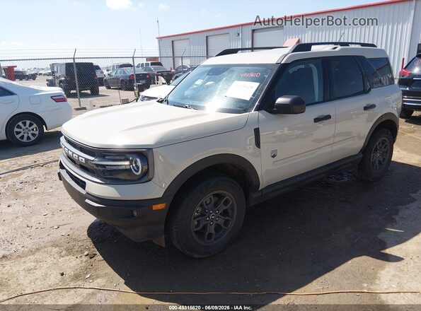 3FMCR9B65RRF02570 2024 FORD BRONCO SPORT Белый Передняя левая четверть