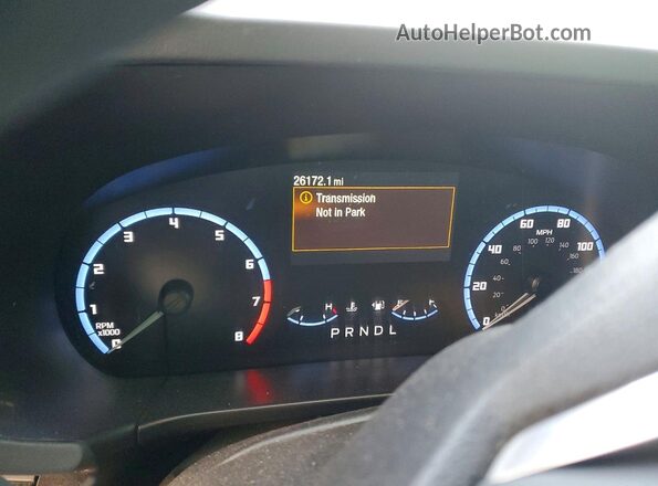3FMCR9B65RRF07459 2024 FORD BRONCO White Instrument cluster view