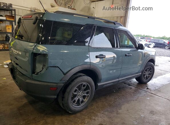 3FMCR9B67MRA15881 2021 FORD BRONCO Blue Trasero derecho