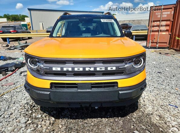 3FMCR9B67NRD59020 2022 FORD BRONCO Orange Front view