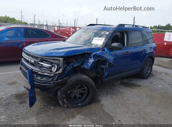 3FMCR9B67RRF00903 2024 FORD BRONCO SPORT Blue Vista tres cuartos delantera izquierda