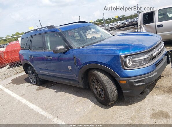 3FMCR9B67RRF00903 2024 FORD BRONCO SPORT Blue Vista interior trasera