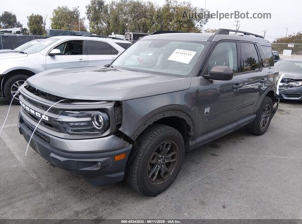 3FMCR9B68MRB23331 2021 FORD BRONCO SPORT Gray Front left