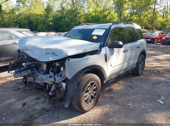 3FMCR9B68PRD75472 2023 FORD BRONCO SPORT Gray წინა მარცხენა ხედი სამი მეოთხედიდან