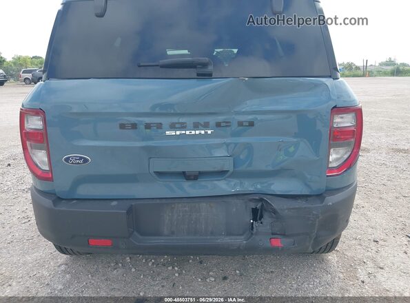 3FMCR9B68PRE07658 2023 FORD BRONCO SPORT Turquoise წინა ხედი