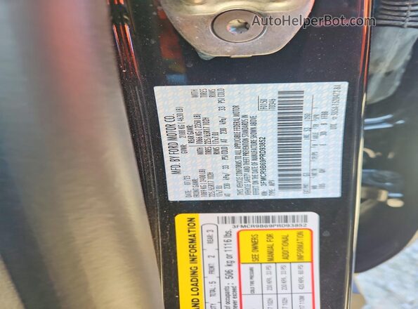 3FMCR9B69PRD93852 2023 FORD BRONCO Black Vista del compartimento del motor