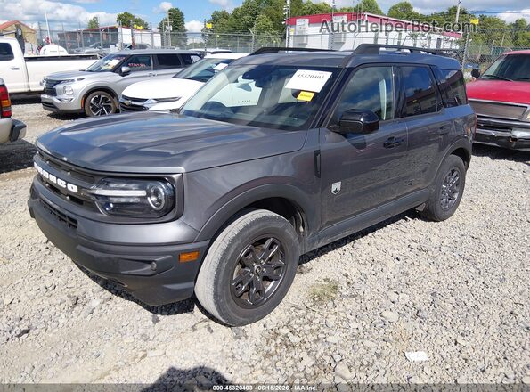 3FMCR9B6XMRA69563 2021 FORD BRONCO SPORT Gray წინა მარცხენა ხედი სამი მეოთხედიდან