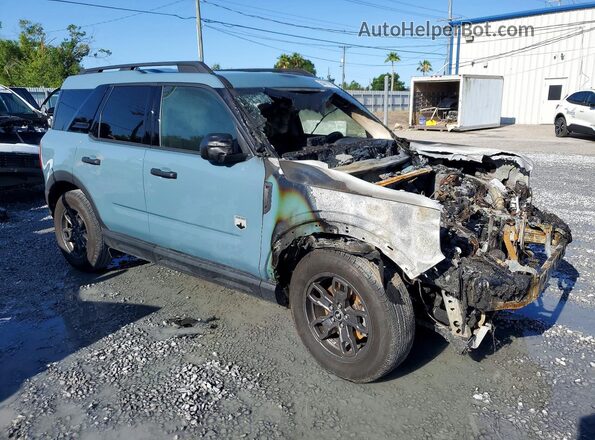 3FMCR9B6XPRD08601 2023 FORD BRONCO Синий Передняя правая четверть