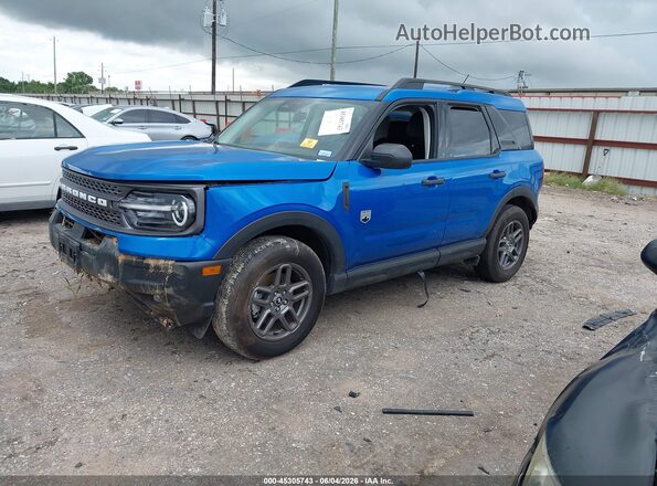 3FMCR9BN5SRE48197 2025 FORD BRONCO SPORT Blue Передня ліва чверть