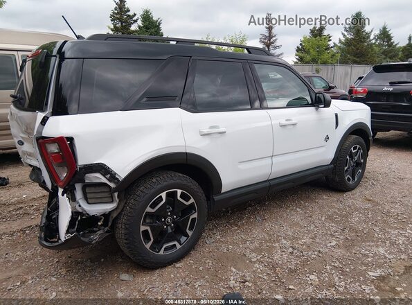 3FMCR9C61MRB40356 2021 FORD BRONCO SPORT White Trasero derecho