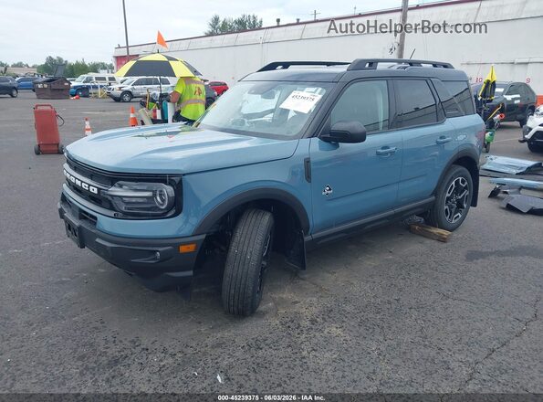 3FMCR9C61PRD67034 2023 FORD BRONCO SPORT Light Blue Առջևի ձախ երեք քառորդ տեսարան