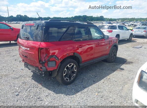 3FMCR9C63MRA97283 2021 FORD BRONCO SPORT Красный Задняя правая четверть
