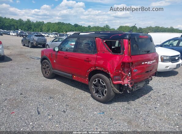 3FMCR9C63MRA97283 2021 FORD BRONCO SPORT Красный Задняя левая четверть