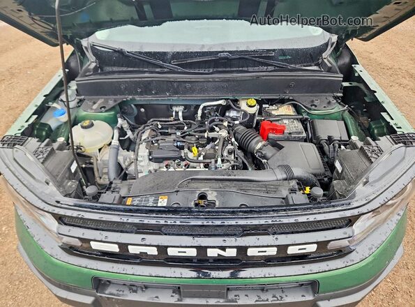 3FMCR9C64RRF27006 2024 FORD BRONCO Green Սալոնի հետևի տեսք