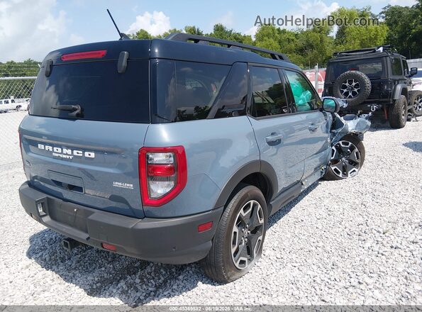 3FMCR9C64RRF36384 2024 FORD BRONCO SPORT Blue Trasero derecho