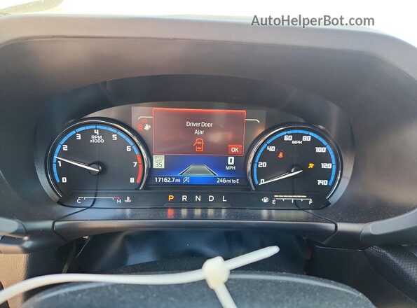 3FMCR9C65PRD23554 2023 FORD BRONCO Gray ხელსაწყოთა პანელის ხედი