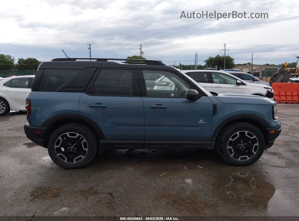 3FMCR9C67MRA00568 2021 FORD BRONCO SPORT Blue Widok wnętrza z tyłu