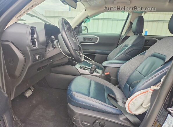 3FMCR9C69PRD34640 2023 FORD BRONCO Gray წინა სალონის ხედი