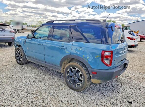 3FMCR9C6XMRA35489 2021 FORD BRONCO Blue Հետևի ձախ
