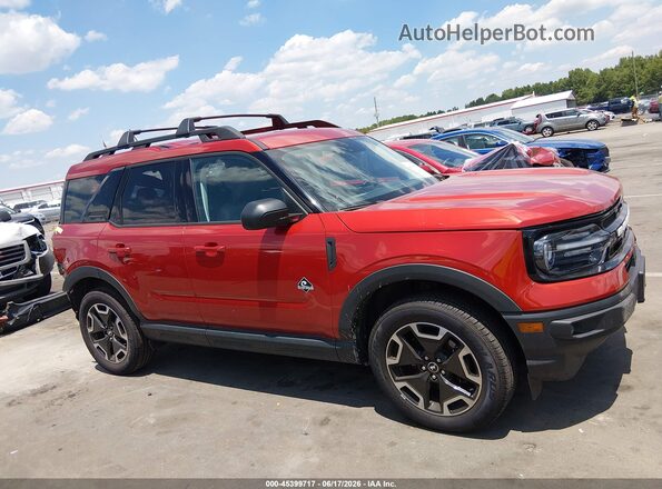 3FMCR9C6XPRD67811 2023 FORD BRONCO SPORT Red სალონის 360-გრადუსიანი ხედი