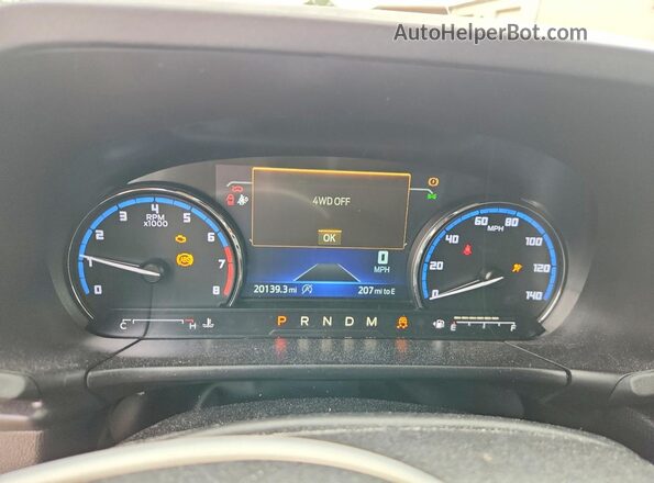 3FMCR9D91PRD34902 2023 FORD BRONCO Black Widok zestawu wskaźników