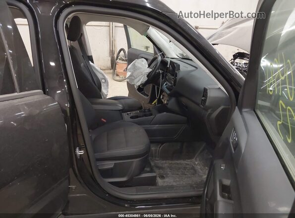 3FMCR9D91PRD35676 2023 FORD BRONCO SPORT Черный Вид салона спереди