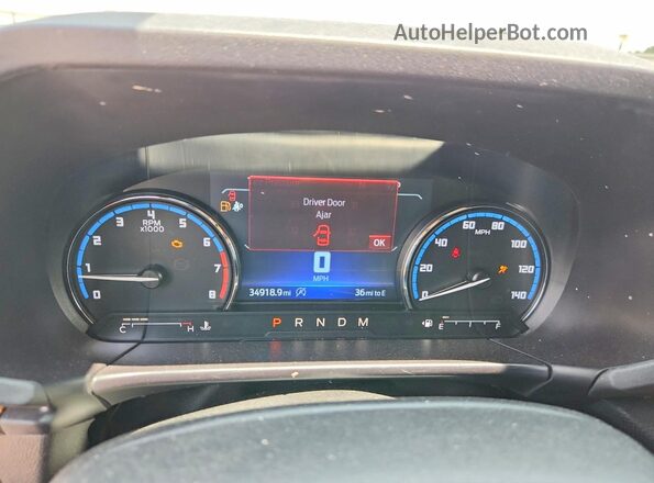 3FMCR9D93MRA47475 2021 FORD BRONCO Синий Вид щитка приборов