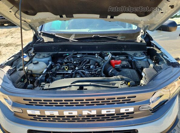 3FMCR9D95RRE21141 2024 FORD BRONCO Blue ძრავის განყოფილების ხედი
