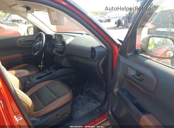 3FMCR9D97PRD16422 2023 FORD BRONCO SPORT Red წინა სალონის ხედი