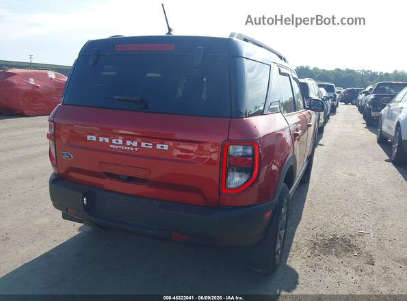3FMCR9D97PRD16422 2023 FORD BRONCO SPORT Red უკანა მარჯვენა
