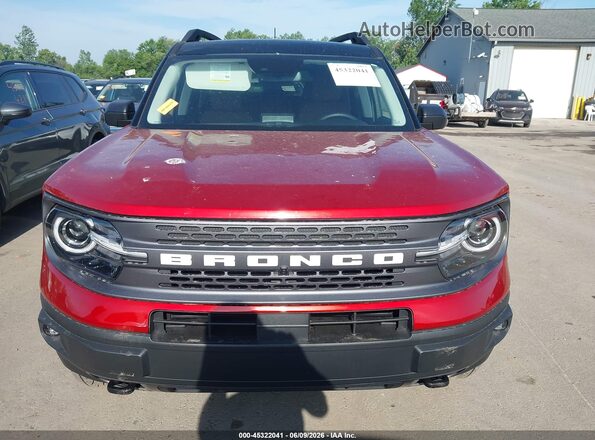 3FMCR9D97PRD16422 2023 FORD BRONCO SPORT Red ხელსაწყოთა პანელის ხედი