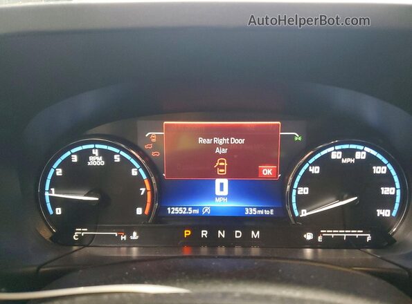 3FMCR9D99RRF53383 2024 FORD BRONCO Gray Instrument cluster view