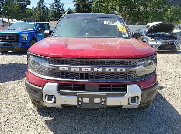 3FMCR9DA2SRF22413 2025 FORD BRONCO Maroon წინა ხედი
